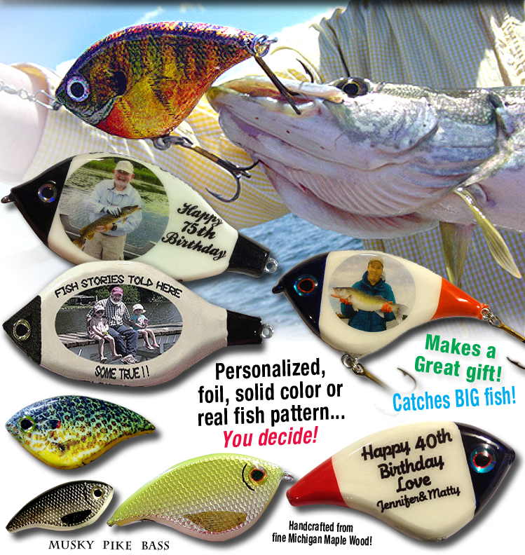 Fat Boy Fishing Lures, Designed and Made by Hand, Custom Designed Lures **